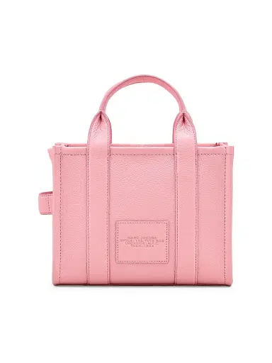 Marc Jacobs Women's The Leather Small Tote Bag - Ribbon Pink | Thumbnail 5