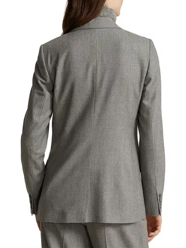 Polo Ralph Lauren Women's Single-Breasted Flannel Blazer | Thumbnail 4