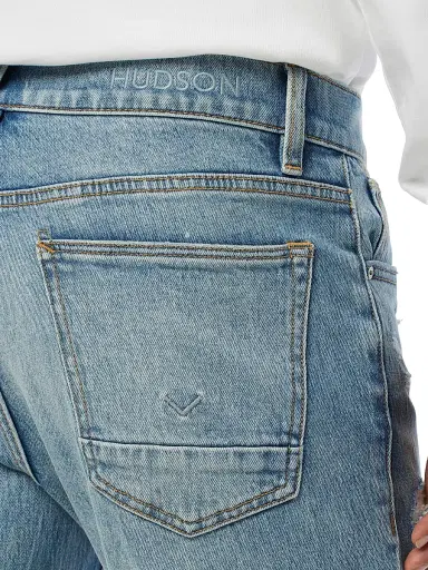 Hudson Jeans Men's Walker Distressed Stretch Flare Jeans - Resort - Size 38 | Thumbnail 8 Hudson Jeans Men's Walker Distressed Stretch Flare Jeans - Resort - Size 38 | Thumbnail 8