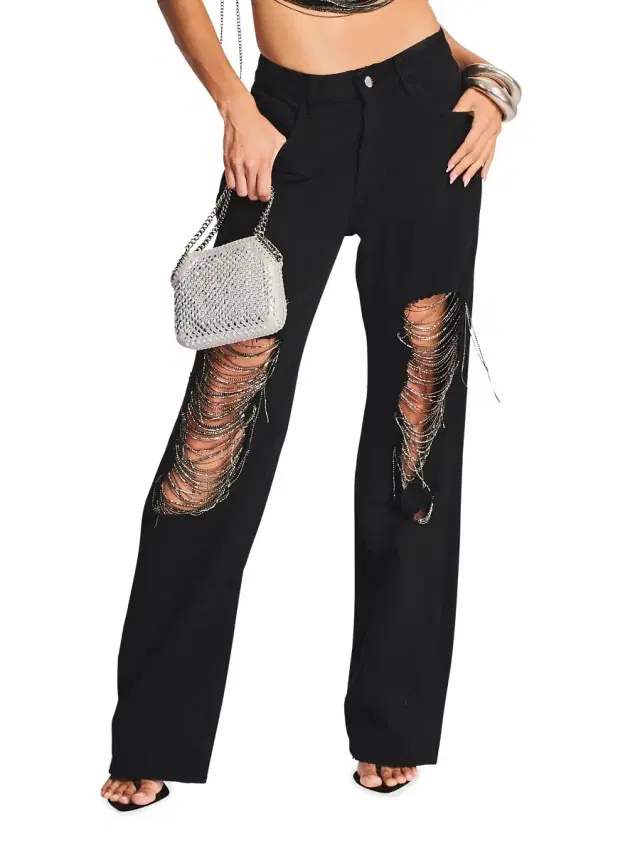 Women's Marlowe Jeans - Raven Black