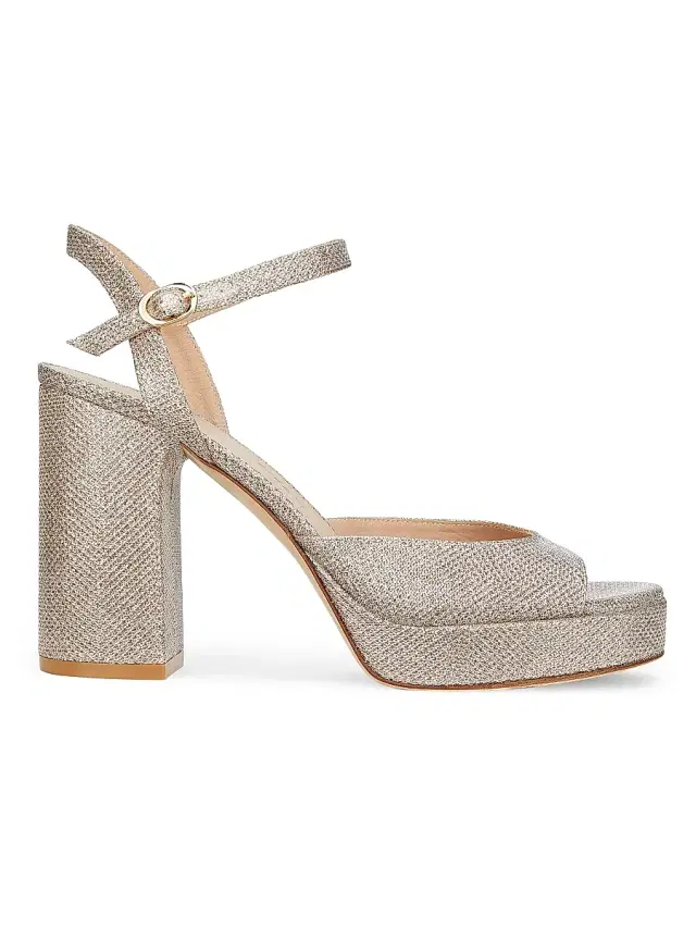 Stuart Weitzman Women's Dayna II 100MM Platform Sandals - Poudre
