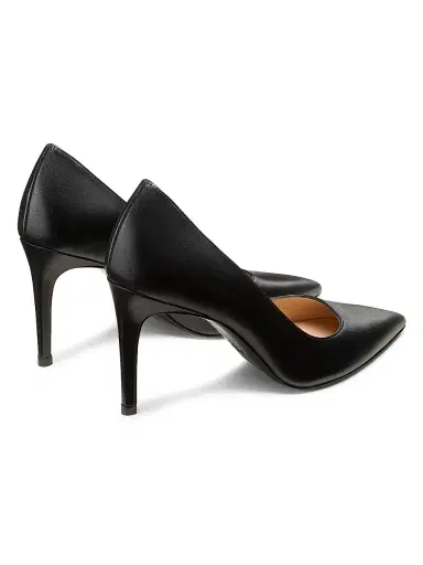 Stuart Weitzman Women's Stuart Power 85MM Leather Pumps - Black - Size 9.5 | Thumbnail 3 Stuart Weitzman Women's Stuart Power 85MM Leather Pumps - Black - Size 9.5 | Thumbnail 3