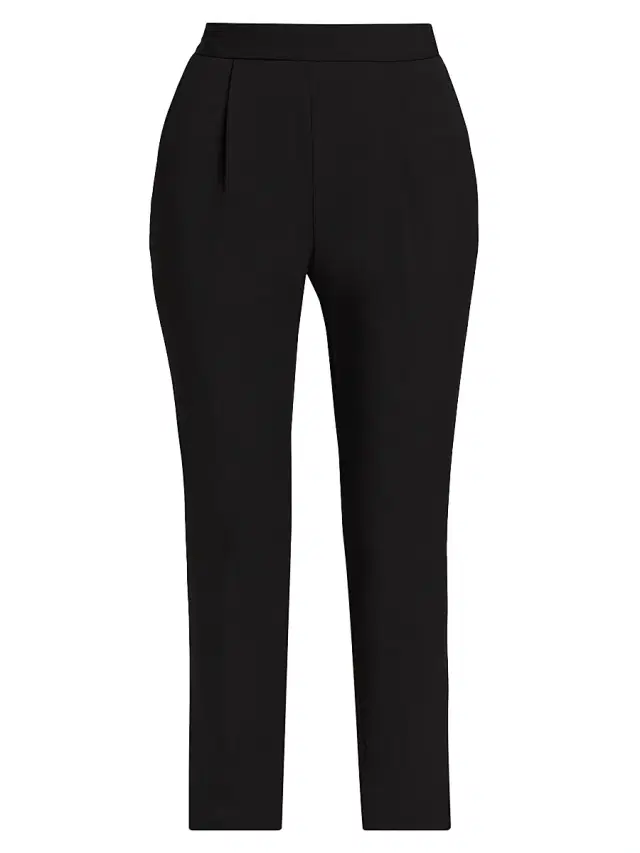 Elie Tahari Women's The Willow Straight Pants - Noir