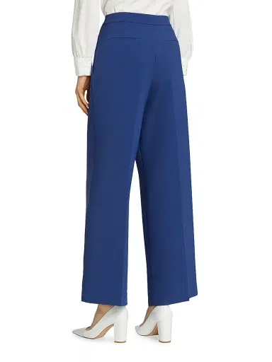 Elie Tahari Women's The Rita Cropped Wide-Leg Pants - Twilight | Thumbnail 5