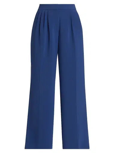 Elie Tahari Women's The Rita Cropped Wide-Leg Pants - Twilight | Thumbnail 1