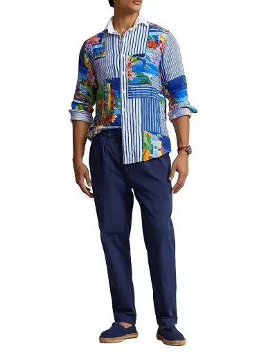 Polo Ralph Lauren Men's Featherweight Twill Tennis Flat-Front Pants | Thumbnail 2 Polo Ralph Lauren Men's Featherweight Twill Tennis Flat-Front Pants | Thumbnail 2