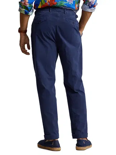 Polo Ralph Lauren Men's Featherweight Twill Tennis Flat-Front Pants | Thumbnail 3 Polo Ralph Lauren Men's Featherweight Twill Tennis Flat-Front Pants | Thumbnail 3