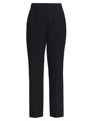 Elie Tahari Women's Sylvie Straight-Leg Trousers - Noir | Thumbnail 1