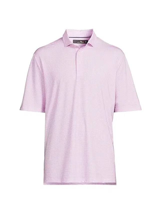 RLX Ralph Lauren Men's RLX Stretch Polo Shirt - Light Mauve