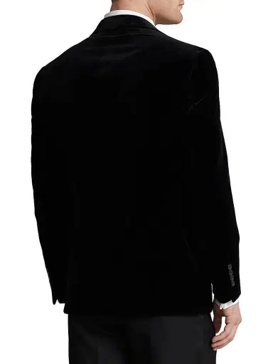 Polo Ralph Lauren Men's Velvet Single-Breasted Blazer | Thumbnail 4
