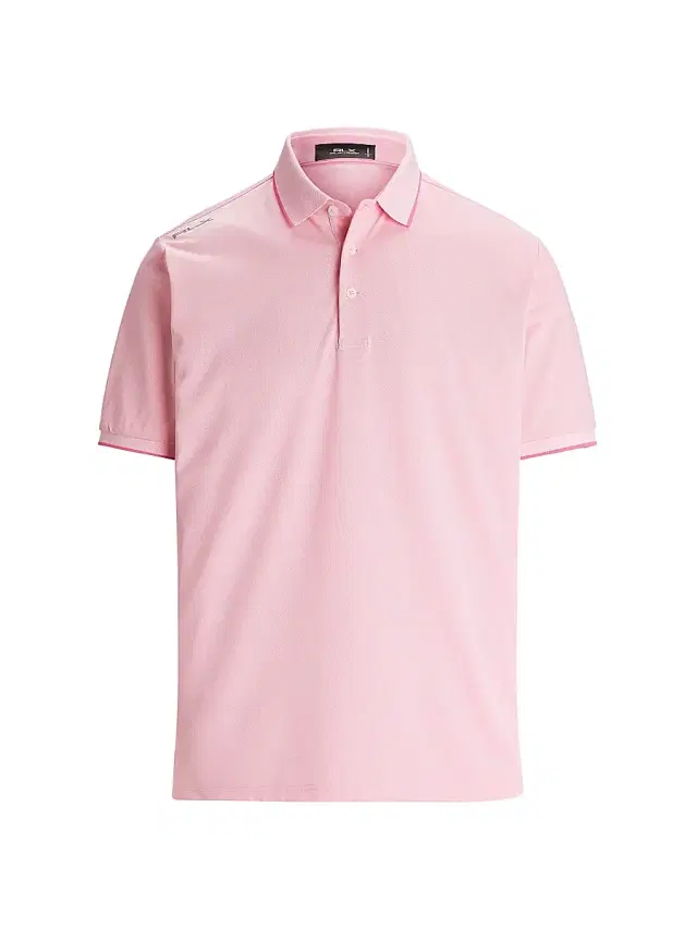 Polo Ralph Lauren Men's Stretch Polo Shirt - Pink Flamingo Oxford