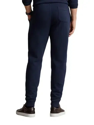 Polo Ralph Lauren Men's Althetic Double-Knit Jacquard Joggers - Aviator Navy | Thumbnail 3 Polo Ralph Lauren Men's Althetic Double-Knit Jacquard Joggers - Aviator Navy | Thumbnail 3