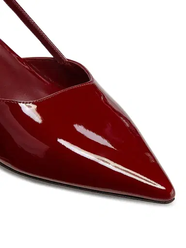 Stuart Weitzman Women's Vinnie 50MM Patent Leather Pumps | Thumbnail 5
