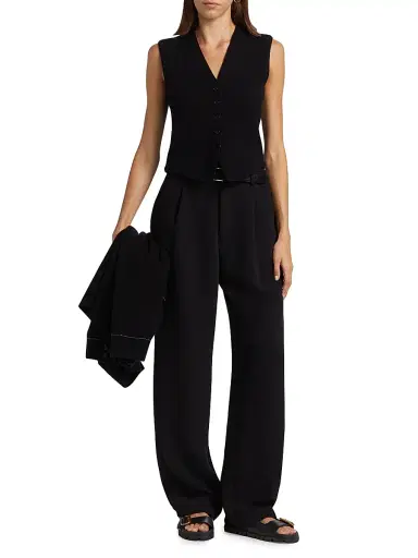 Guest In Residence Women's Cashmere Knit Tailored Vest | Thumbnail 2 Guest In Residence Women's Cashmere Knit Tailored Vest | Thumbnail 2