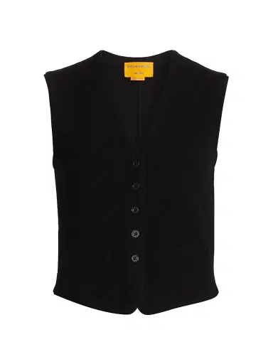 Guest In Residence Women's Cashmere Knit Tailored Vest | Thumbnail 1 Guest In Residence Women's Cashmere Knit Tailored Vest | Thumbnail 1