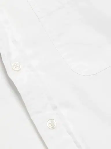 R13 Women's Cotton Crossover Bubble Shirt - White | Thumbnail 7 R13 Women's Cotton Crossover Bubble Shirt - White | Thumbnail 7