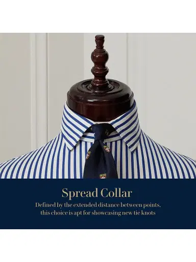Polo Ralph Lauren Men's Cotton Dress Shirt - Blue | Thumbnail 7