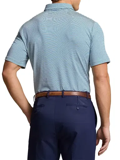 Polo Ralph Lauren Men's Stretch-Jersey Polo Shirt - Pastel Mint Multi - Size XXL | Thumbnail 4