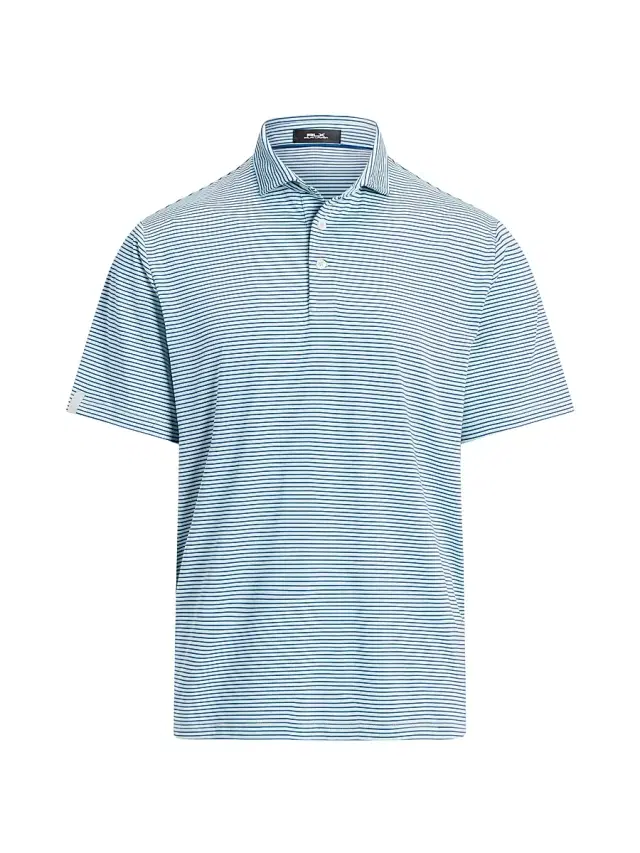 Polo Ralph Lauren Men's Stretch-Jersey Polo Shirt - Pastel Mint Multi - Size XXL