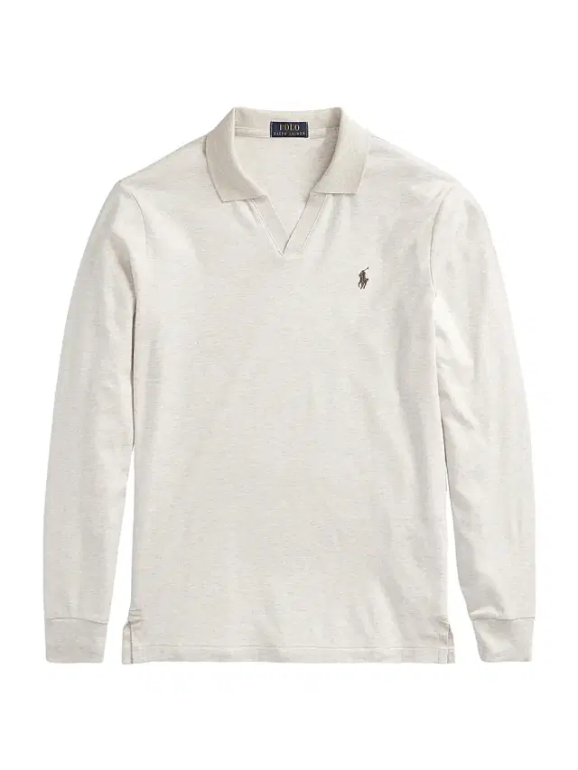 Polo Ralph Lauren Men's Interlock Cotton Long-Sleeve Polo Shirt - American Heather