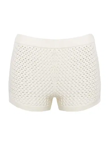 SEROYA Women's Nerina Crochet Hot Shorts - Porcelain | Thumbnail 4