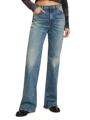 R13 Women's Jane High-Rise Boot-Cut Jeans - Kelly Stretch - Size 30 | Thumbnail 3