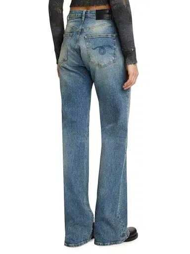 R13 Women's Jane High-Rise Boot-Cut Jeans - Kelly Stretch - Size 30 | Thumbnail 5