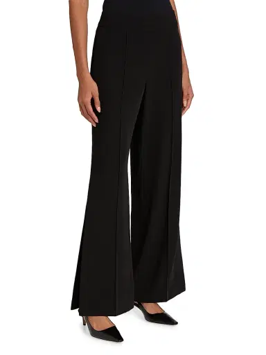Elie Tahari Women's Heritage Gabriella Flare Pants - Noir | Thumbnail 4