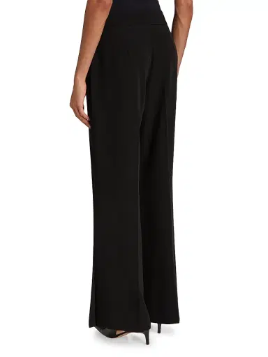 Elie Tahari Women's Heritage Gabriella Flare Pants - Noir | Thumbnail 5