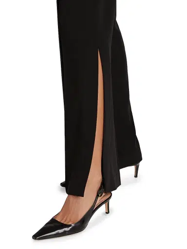 Elie Tahari Women's Heritage Gabriella Flare Pants - Noir | Thumbnail 6