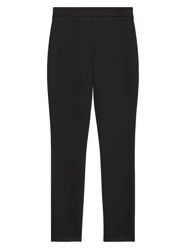 Theory Women's Adbelle Ponte Leggings - Black - Size Large | Thumbnail 1