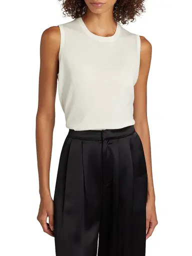 Theory Women's Crewneck Tank Top - New | Thumbnail 3
