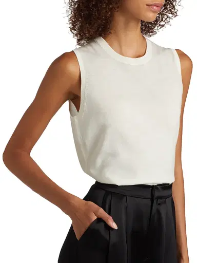 Theory Women's Crewneck Tank Top - New | Thumbnail 6