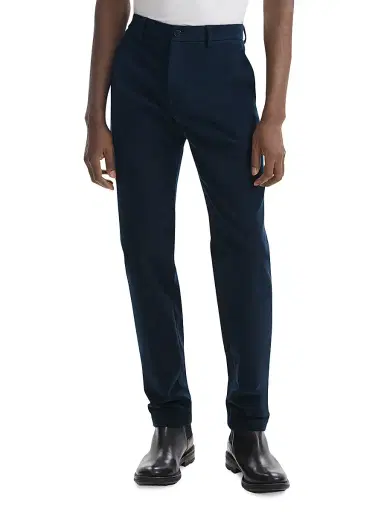 Theory Men's Zaine Stretch Cotton Twill Pants - Sand | Thumbnail 2