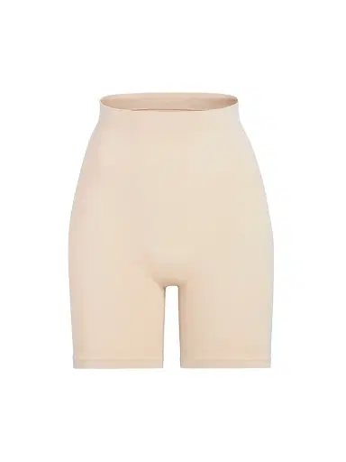 Skims Women's Seamless Sculpt Mid-Thigh Short - Clay - Size XL | Thumbnail 1