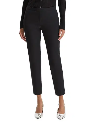 Theory Women's Thaniel Cotton-Blend Crop Pull-On Pants | Thumbnail 3 Theory Women's Thaniel Cotton-Blend Crop Pull-On Pants | Thumbnail 3