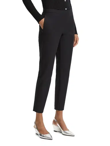 Theory Women's Thaniel Cotton-Blend Crop Pull-On Pants | Thumbnail 4 Theory Women's Thaniel Cotton-Blend Crop Pull-On Pants | Thumbnail 4