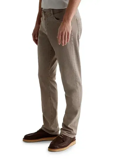AG Jeans Men's Everett Linen-Blend Pants - Sulfur Amber Dust | Thumbnail 4