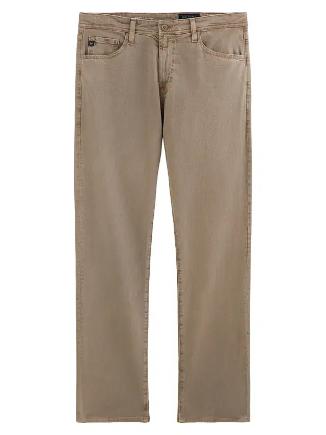 AG Jeans Men's Everett Linen-Blend Pants - Sulfur Amber Dust