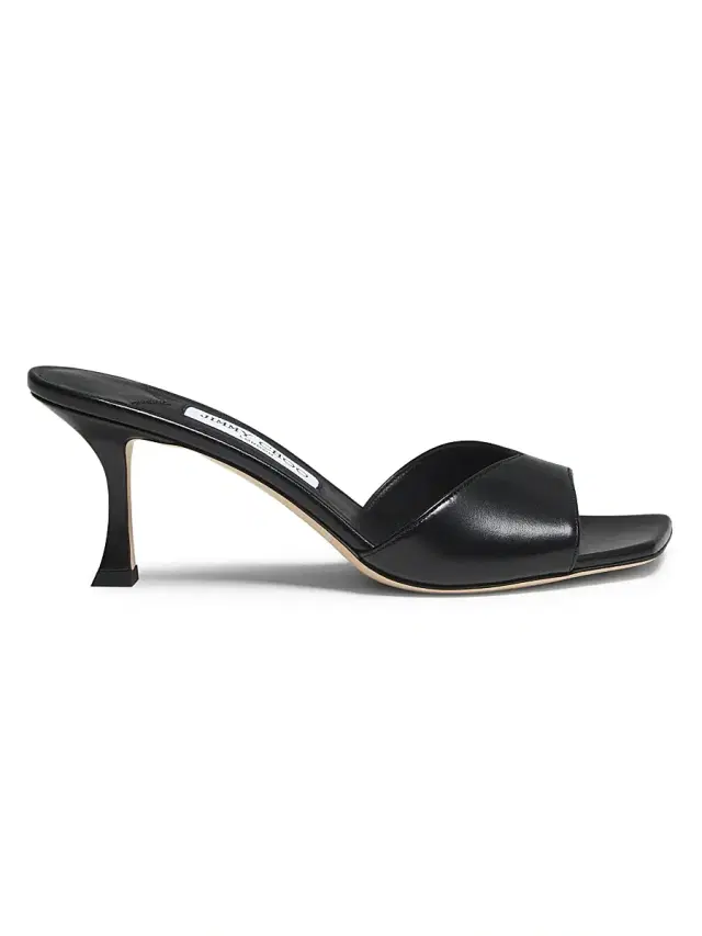 Women's Skye Leather Sandals - Black