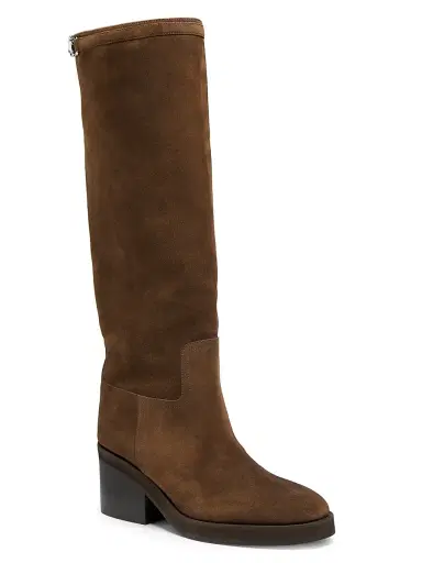 Jimmy Choo Women's Yasmin 70MM Suede Boots - Oak | Thumbnail 2
