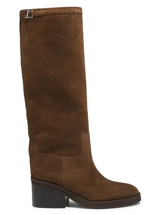 Women's Yasmin 70MM Suede Boots - Oak