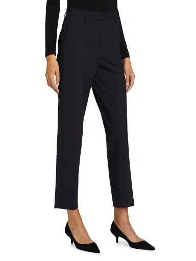 Theory Women's Treeca Pull-On Wool Trousers | Thumbnail 4