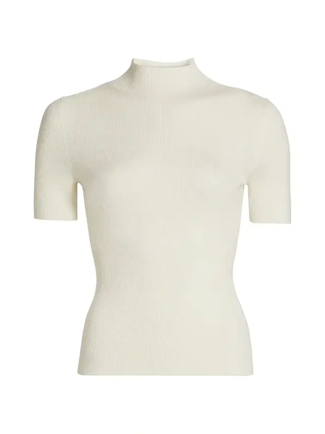 Theory Women's Leenda Merino Wool Short-Sleeve Sweater - New