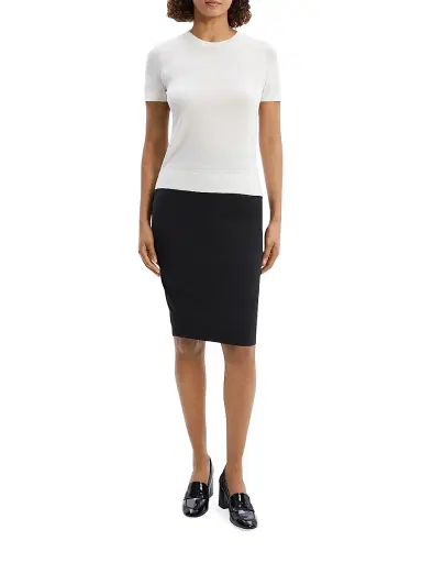 Theory Women's Basic Merino Wool T-Shirt - New | Thumbnail 2