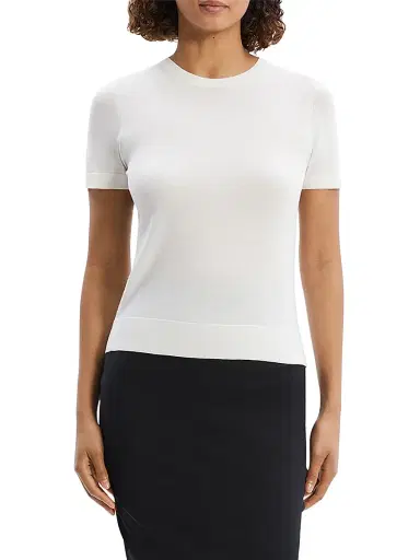 Theory Women's Basic Merino Wool T-Shirt - New | Thumbnail 3