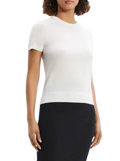 Theory Women's Basic Merino Wool T-Shirt - New | Thumbnail 4