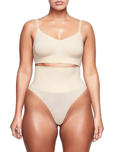 SKIMS Women's Core Control Thong - Onyx | Thumbnail 7 SKIMS Women's Core Control Thong - Onyx | Thumbnail 7