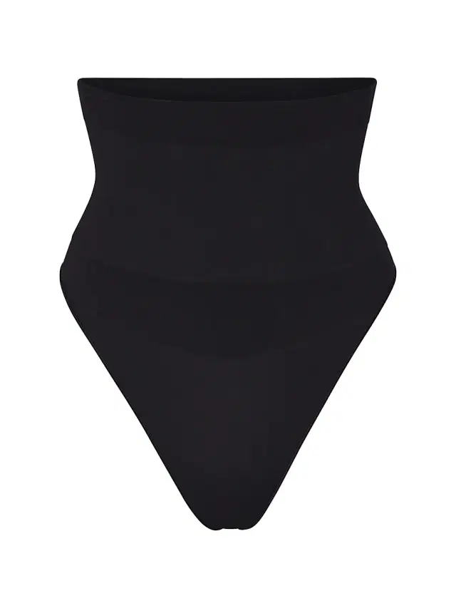 Women's Core Control Thong - Onyx