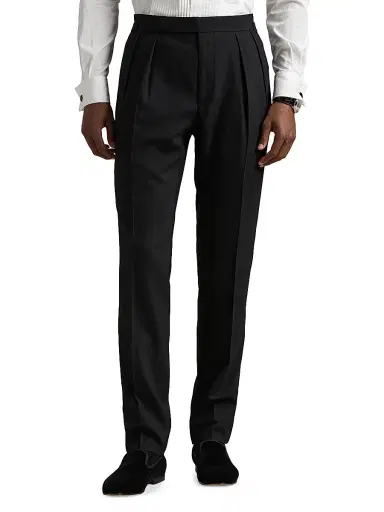 Polo Ralph Lauren Men's Barathea Satin & Wool Tuxedo | Thumbnail 4 Polo Ralph Lauren Men's Barathea Satin & Wool Tuxedo | Thumbnail 4